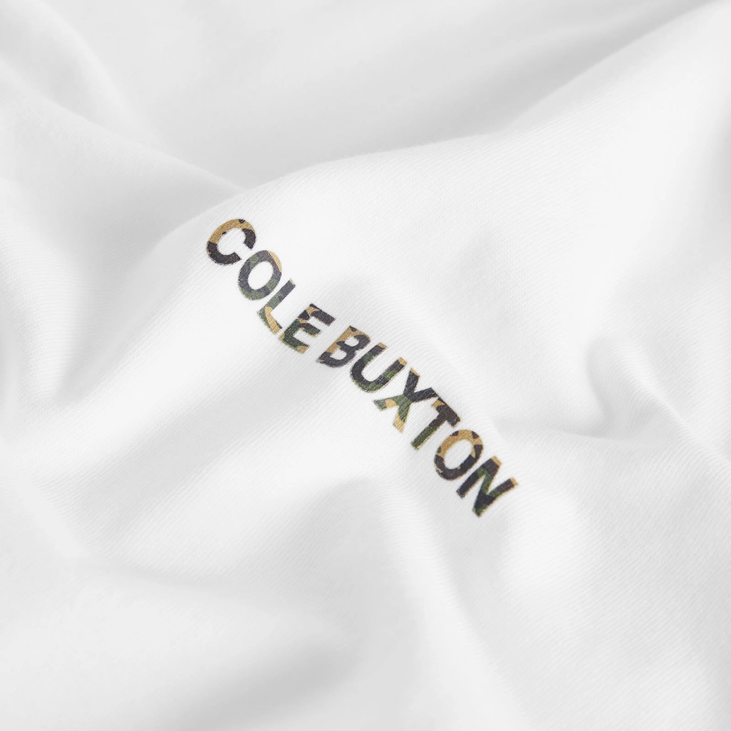 Cole Buxton END. x  Camo Sportswear T-Shirt Vintage White